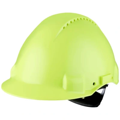 Afbeelding van 3M Peltor G3000NUV GB Veiligheidshelm met draaiknop Geelgroen Plastic sweatband G30NUVHZ