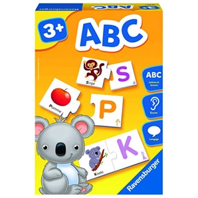 Afbeelding van Ravensburger Educatief spel ABC ontdekking van de letters leren het alfabet ontwikkeling kleine en grote vanaf 3 jaar 24042