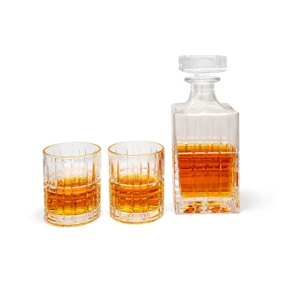 Afbeelding van Leopold Vienna Whiskey karaf + 2 glazen Aspiran in giftverpakking