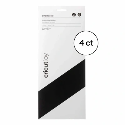 Afbeelding van Cricut Joy™ Smart Label™ 4er Folie Zwart