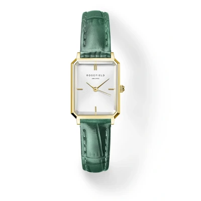 Afbeelding van Rosefield dames The Octagon XS horloge OWGLG O86 in de kleur Goud