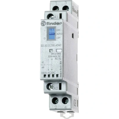 Afbeelding van Finder 22.32.0.024.1420 Contactor 2x NC 24 V/DC, V/AC 25 A 1 stuk(s)
