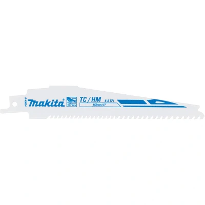 Afbeelding van MAKITA B 49834 10 HM reciprozaagblad voor hout en metaal 152 x 1,25 mm (10 st.)