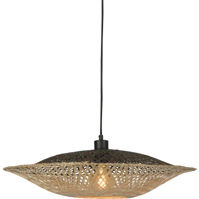Afbeelding van GOOD&amp;MOJO Hanglamp Kalimantan Bamboe Ø60cm Bruin