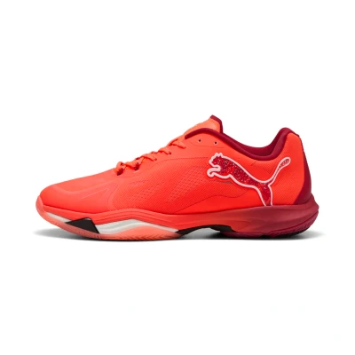 Image de PUMA Vantage NITRO™ Handball Chaussures Unisex, Chaussures, Glowing Rouge/Blanc/Dark Crimson, 51