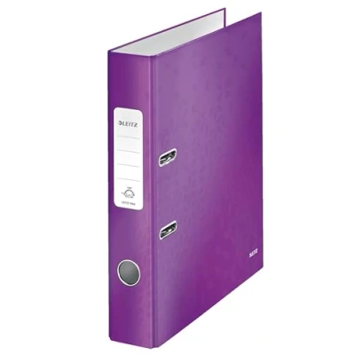 Afbeelding van Leitz WOW ordner paars, rug van 5 cm