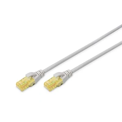 Afbeelding van Digitus DK 1613 A 010 RJ45 Netwerkkabel, patchkabel CAT 6A U/UTP 1.00 m Grijs Halogeenvrij, Verdraaide paren 1 stuk(s)