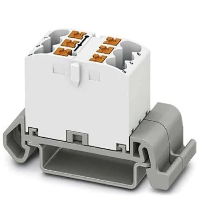 Afbeelding van Phoenix Contact PTFIX 6X2,5 NS35A WH 3273144 Verdeelblok 0.14 mm² 2.50 Wit 10 stuk(s)