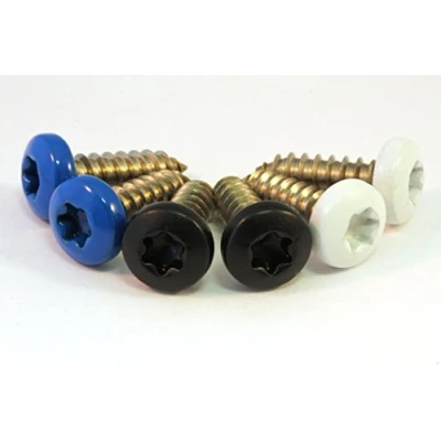 Afbeelding van Screws4Bikes Set van 6 kentekenplaatschroeven 4,8 x 16 cm Roestvrij staal Voor auto, motorfiets