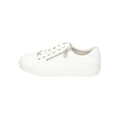 Afbeelding van Rieker Sportieve veterschoenen, Dames, Maat: 40, Sportweiss weiss Leer