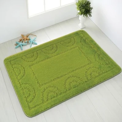 Afbeelding van Comart, Nicole Badmat, kunststof, antislip onderkant, groen, 67x100 cm