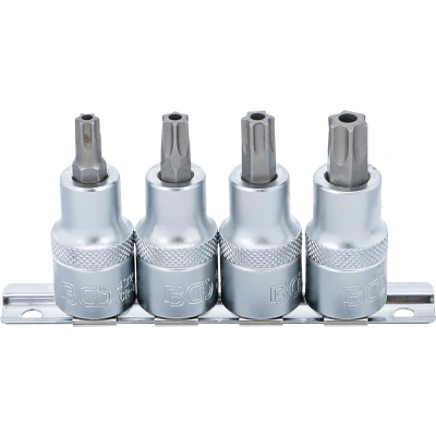 Afbeelding van BGS Dopsleutelbitset 1/2&quot; Torx met boring T40 T55 4 delig