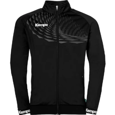 Afbeelding van Kempa Wave 26 Poly Jacket Heren Jongens Sport Voetbal Trainingspak Jas Sweatshirt Trainingsjack Training