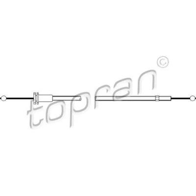 Afbeelding van TOPRAN 103 541 Motorkapkabel