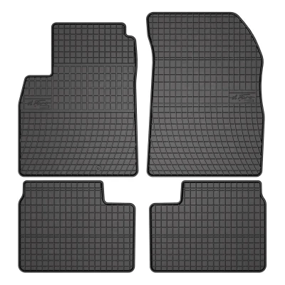 Afbeelding van FROGUM 0451 Vloermatset Rubber voor en achter 4 Zwart , Op maat gemaakt NISSAN: MICRA