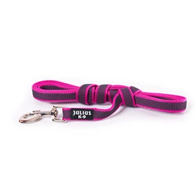 Afbeelding van JULIUS K9 ANTI SLIP HONDENRIEM ROZE MET HANDVAT 3M (20MM)