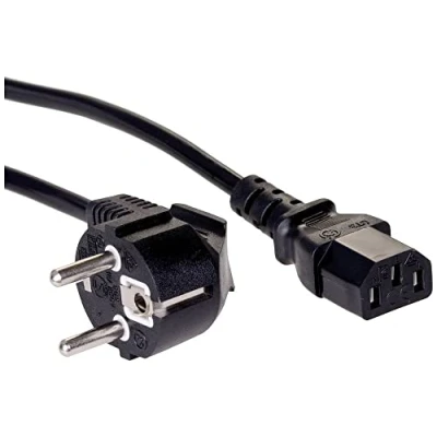 Afbeelding van Akyga Stroom Adapterkabel [1x Randaarde stekker 1x Apparaatstekker, female C13 10A] 3.00 m Zwart