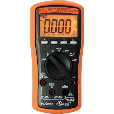 Afbeelding van Tempo Communications MM200 Multimeter Digitaal CAT IV 300 V Weergave (counts): 6000