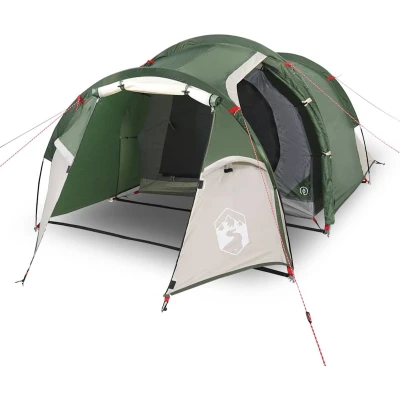 Afbeelding van Tent 4 persoons 360x140x105 cm 185T taft groen