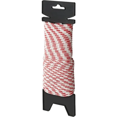 Afbeelding van Pro Plus Scheerlijn op Haspel Ø 4 mm x 20 meter Nylon Rood en Wit