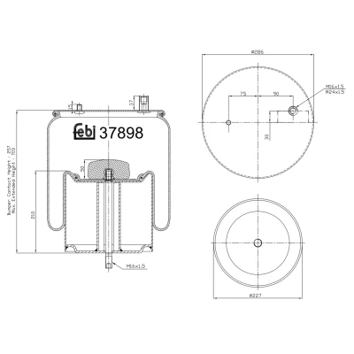 Afbeelding van Febi Bilstein Veerbalg 37898