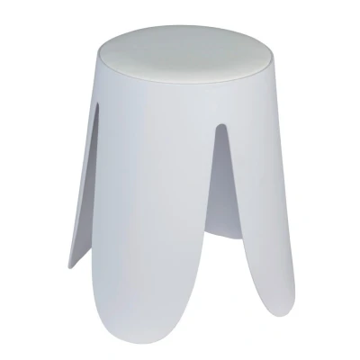 Afbeelding van Comiso Badkruk, 180 kg belastbaar, met gevoerde zitting en antislipvoetjes, diameter 44,5 x 46 cm, wit