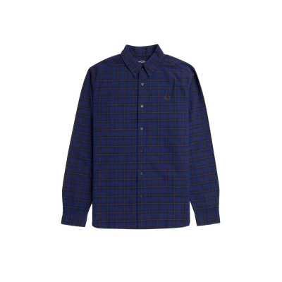 Afbeelding van Fredperry Fp Tartan Oxford Overhemd Streetwear Volwassen