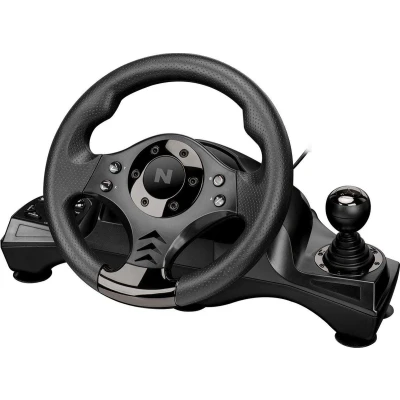 Afbeelding van Nitho Drive Pro V16 Racestuur geschikt voor PlayStation 3 4 Nintendo Switch Xbox Series en PC Zwart