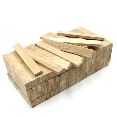 Afbeelding van 40 stuks houten stokken 22 x 8 160 mm eiken om te knutselen (40)