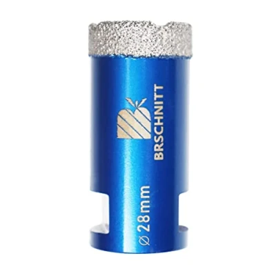 Afbeelding van BRSCHNITT Diamanttegelboor, 28 mm, vacuümgesoldeerde en boorkroon met schroefdraad M14 voor droog boren van porselein, tegels, graniet, marmer