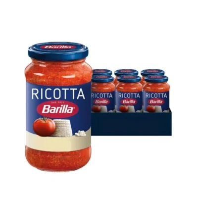 Image de Barilla Ricotta Lot de 6 sauces à pâtes (6 x 400 g)