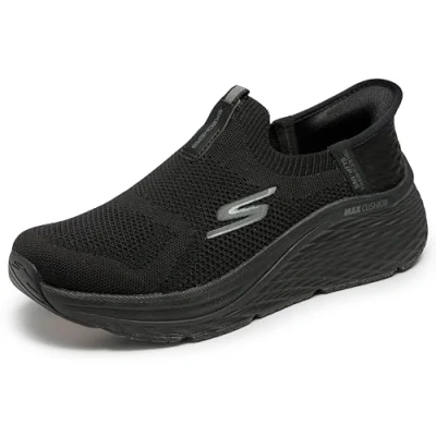 Afbeelding van Skechers Performance MAX Cushioning Elite 2.0 Hardloopschoenen neutraal, Dames, Maat: 41, Black Textiel