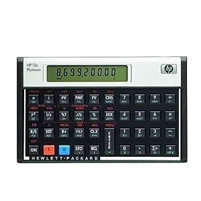 Afbeelding van HP 12c Financiële rekenmachine, zwart