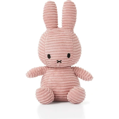 Afbeelding van Nijntje miffy corduroy knuffelkonijn 23 cm lichtroze