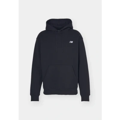 Afbeelding van New Balance Sport Essentials Small LOGO Brushed Hoodie Sweater, Heren, Maat: Medium, Black
