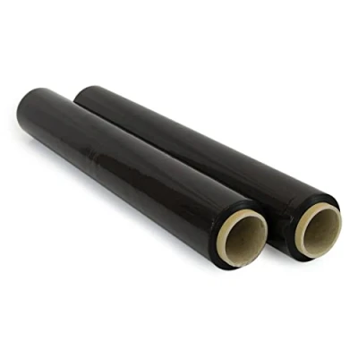 Afbeelding van OFITURIA Handmatige elastische folie voor industriële verpakking, 50 cm breed en tot 300 meter lengte, zwart