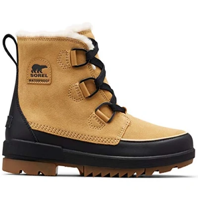 Afbeelding van Sorel Torino Snowboots, Dames, Maat: 38.5, Curry Leer