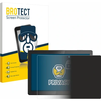 Afbeelding van BROTECT privacy screenprotector voor Lenovo Tab M10 TB X505F / X505L Folie Beschermfolie Blauwlichtfilter