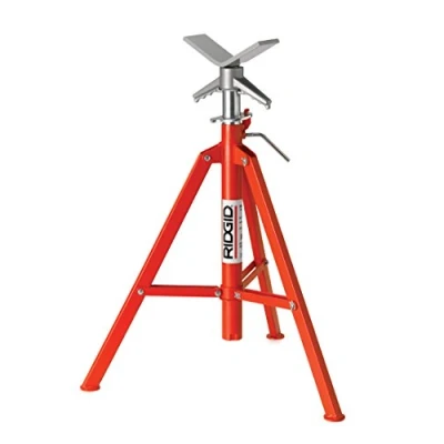 Afbeelding van RIDGID 22168 Opvouwbare hoge slangstandaard met V houder, model VF 99, 300 mm