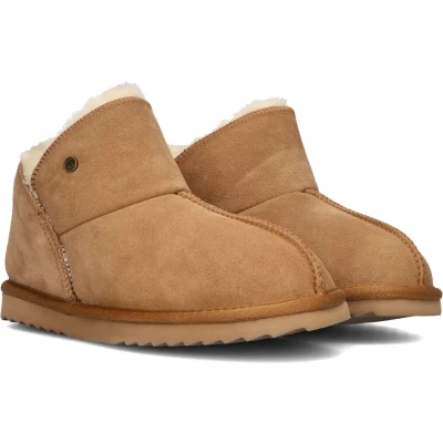 Afbeelding van Warmbat Willow Pantoffels Sloffen Dames Camel Maat 38