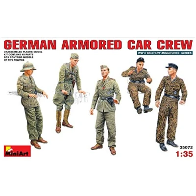 Afbeelding van Miniart German Armoured Car Crew (Min35072) modelbouwsets, hobbybouwspeelgoed voor kinderen, modelverf en accessoires