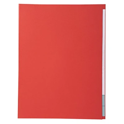 Afbeelding van Exacompta Dossiermap Forever Met Zichtrand, Ft A4, Pak Van 100, Rood