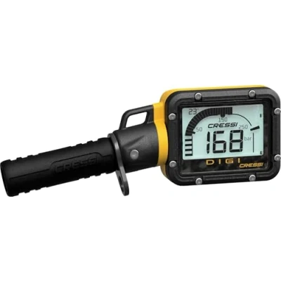 Afbeelding van Cressi Digi Digital Pressure Gauge Unisex Volwassenen, Geel, Bar