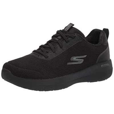 Afbeelding van Skechers Go Walk Stability Magnificent Glow Sneakers voor dames, Zwarte textielrand.