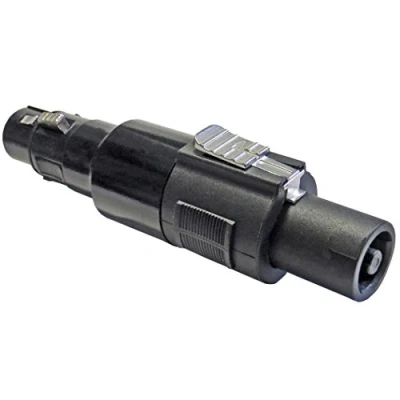 Afbeelding van keepdrum ADA038 Speakon Adapter 3 pins XLR vrouwelijk naar