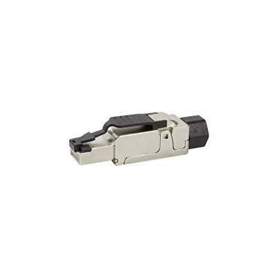 Afbeelding van LogiLink MP0040 Op locatie monteerbare stekker, Cat.6A, afgeschermd, PrimeLine Zwart, Zilver 1 stuk(s)