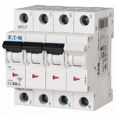 Afbeelding van Eaton krachtgroep 3 polignul 40A B karakteristiek PLS6 B403N