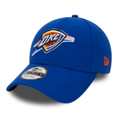 Image de Casquette NBA Oklahoma City Thunders New Era Adjustable 9Forty Bleu marine