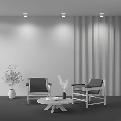 Afbeelding van Maytoni LED plafondlamp Planet, wit Ø 10cm aluminium 3.000K