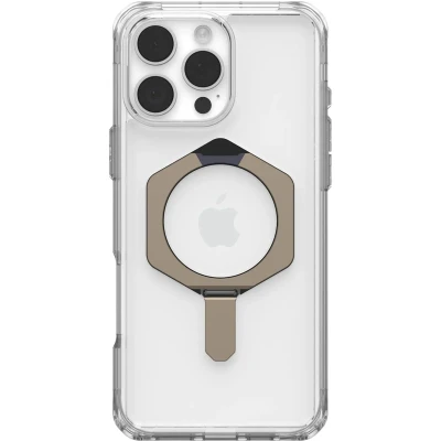 Afbeelding van UAG Plyo XTE MagSafe Kickstand Hoesje Apple iPhone 16 Pro Max ijs (Apple Max), Smartphonehoes, Grijs, Transparant